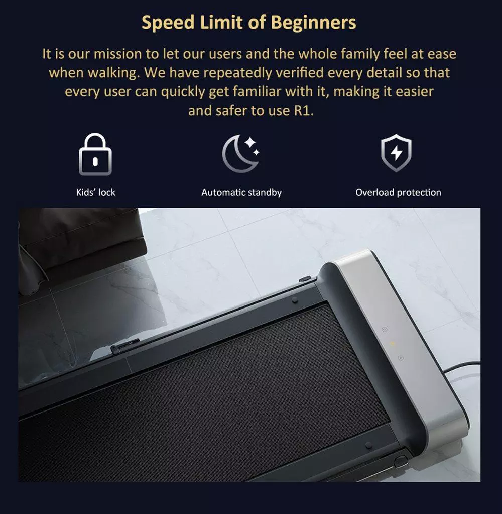 Hot Xiaomi KingSmith WalkingPad R1 Pro Treadmill Smart Folding Walking Pad R1 PRO Home Walking Running Fitness Machine in Stock