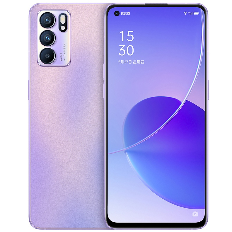 Original OPPO Reno 6 5G Mobile Phone 6.43" AMOLED 