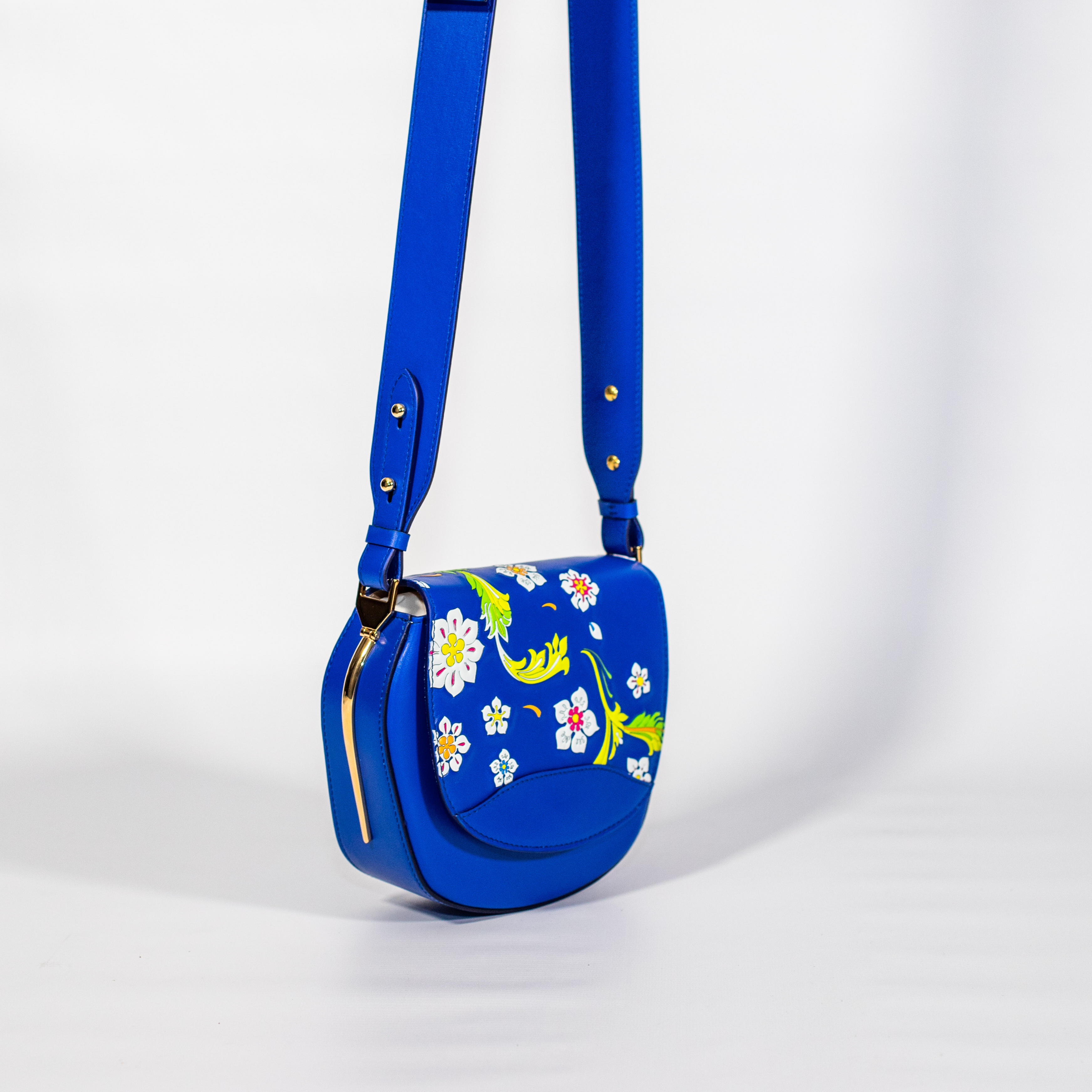 Calfskin Small Shoulder Bag Hand Made in Italy