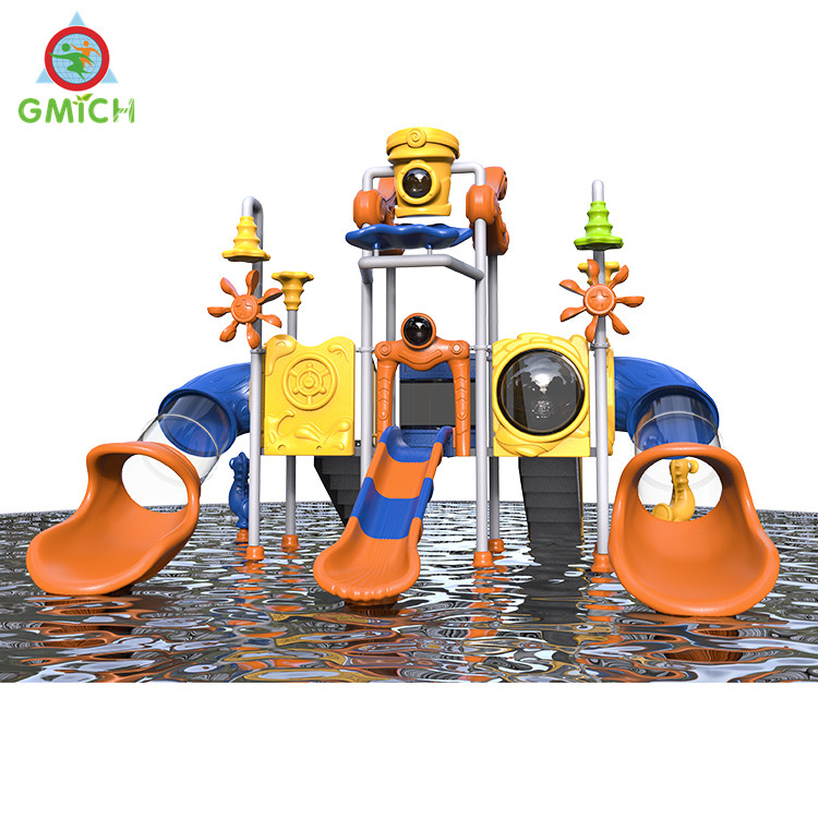 Aqua park for kids fun equipment plastic water slide